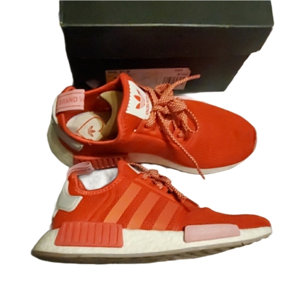 Red orange Adidas NMD R1 - Picture 4 of 4